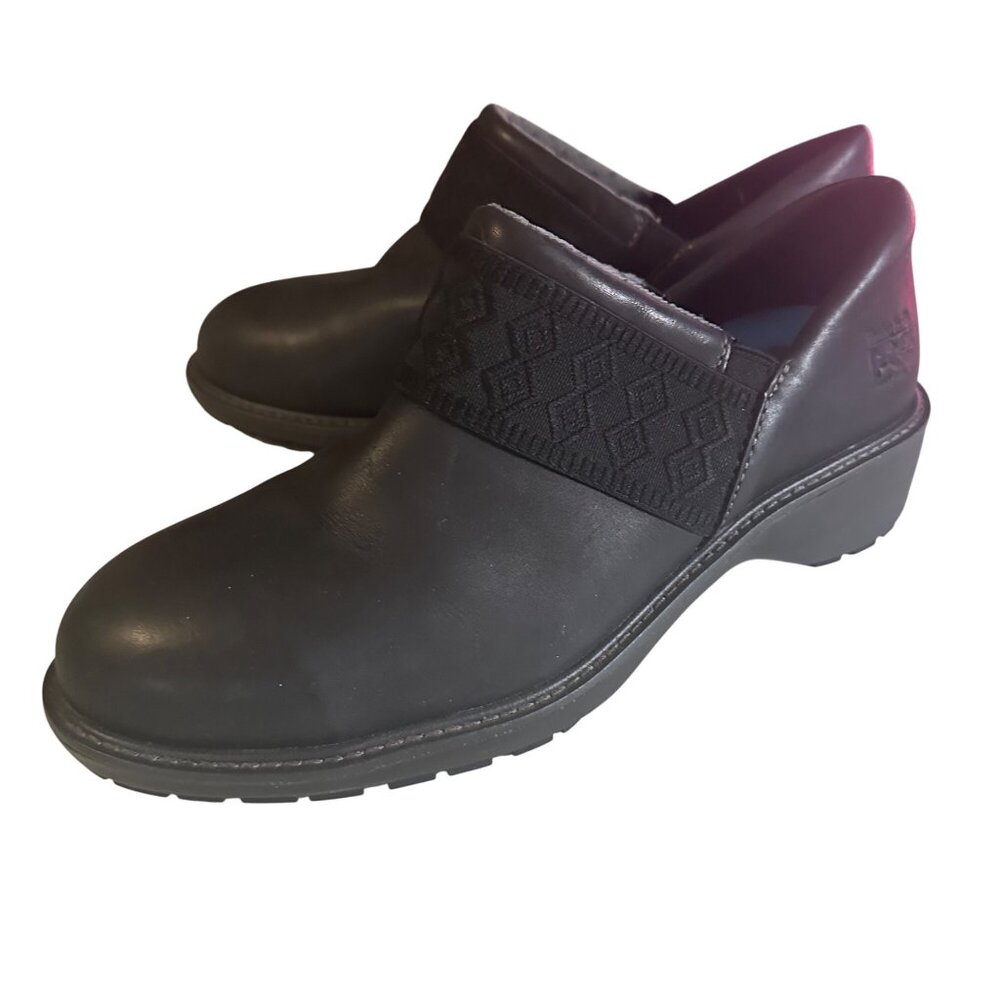 Timberland black pro anti-fatigue technology ESD slip resistant shoes size 10